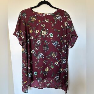 DR2 floral blouse size L